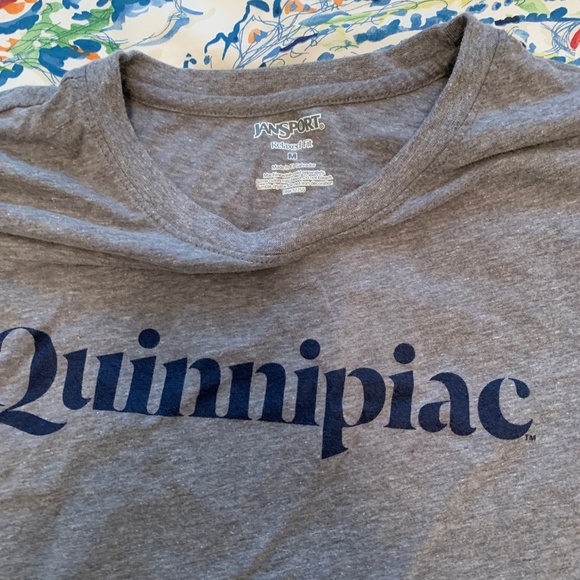 Quinnipiac University Gray Logo Tee - Picture 3 of 3